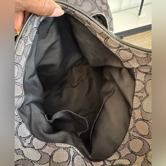 Coach Black and Gray Shoulder Bag - Picture 4 of 16
